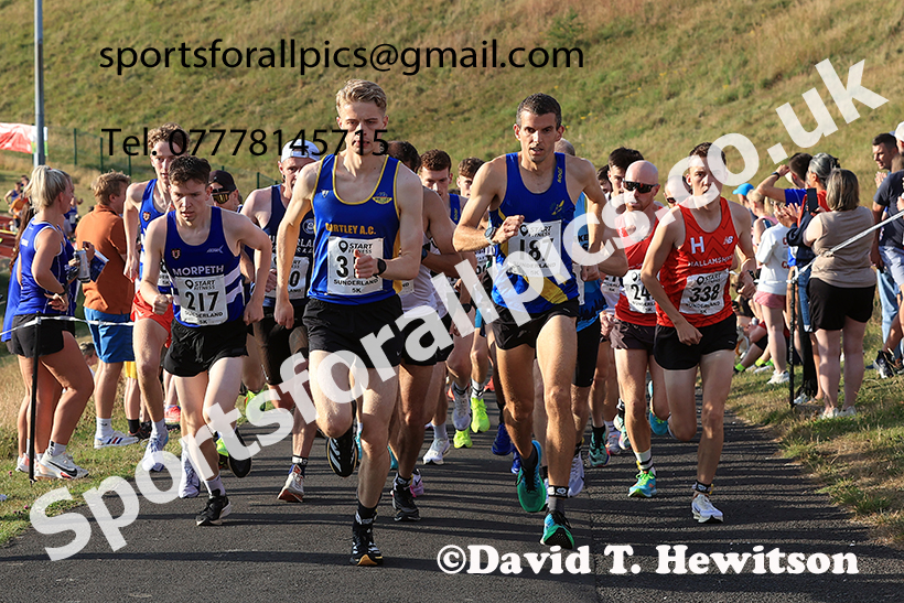 Senior Mens 2025 Sunderland 5k, Silksworth, Sunderland. Photo: David T. Hewitson/Sports for All Pics